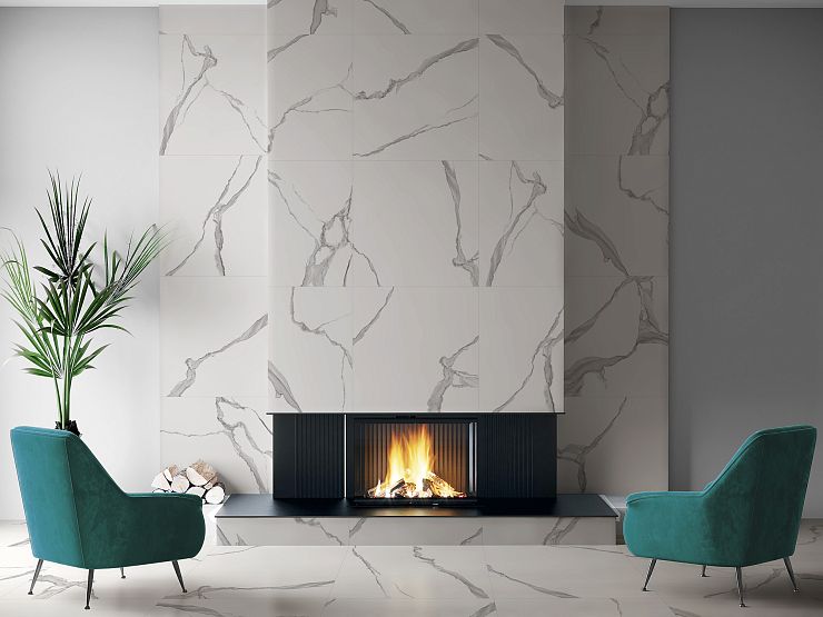 Global Tile, Керамогранит, 60x60, Матовая, Мрамор Anima