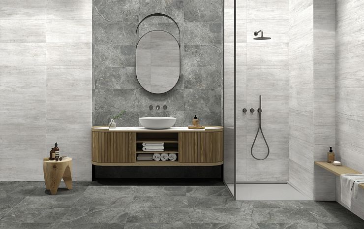 Global Tile, Керамогранит, 30x60, Матовая, Дерево, Мрамор Storm