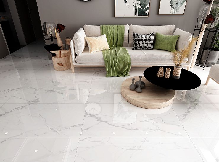 Global Tile, Бриллиантовый блеск, Керамогранит, 60x120, Полированная, Мрамор Andrea