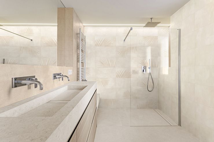 Global Tile, Керамика, 30x60, Матовая, Штукатурка, Ботаника Dominica бежевая