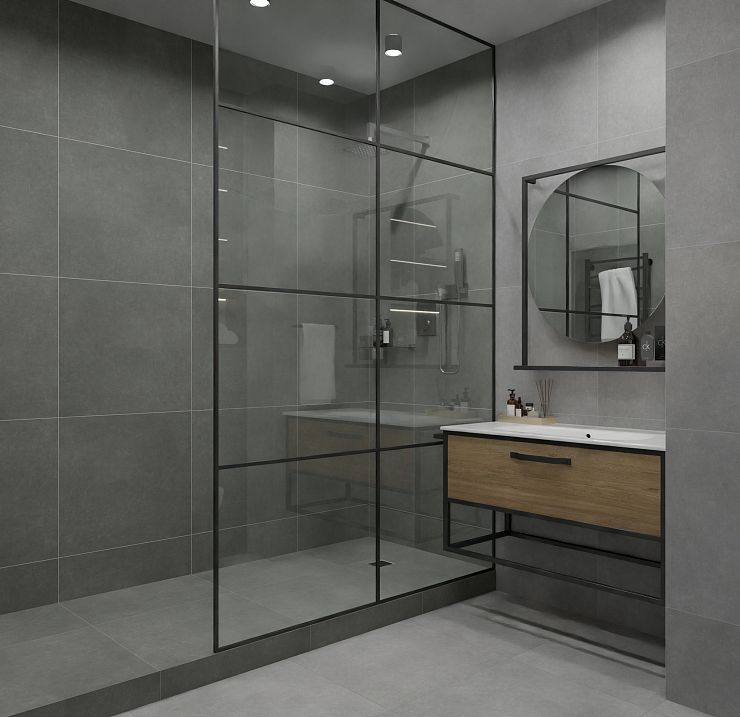 Global Tile, Керамогранит, 60x60, Матовая, Бетон Boreal