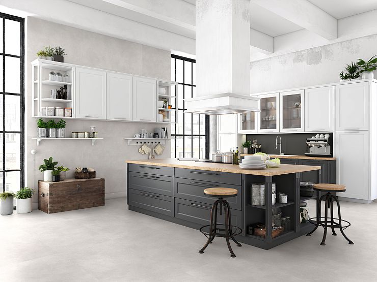 Global Tile, Керамогранит, 60x120, Матовая, Бетон Cassini