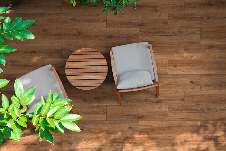 Global Tile, Карвинг, Керамогранит, 20x80, Матовая, Дерево Denmark