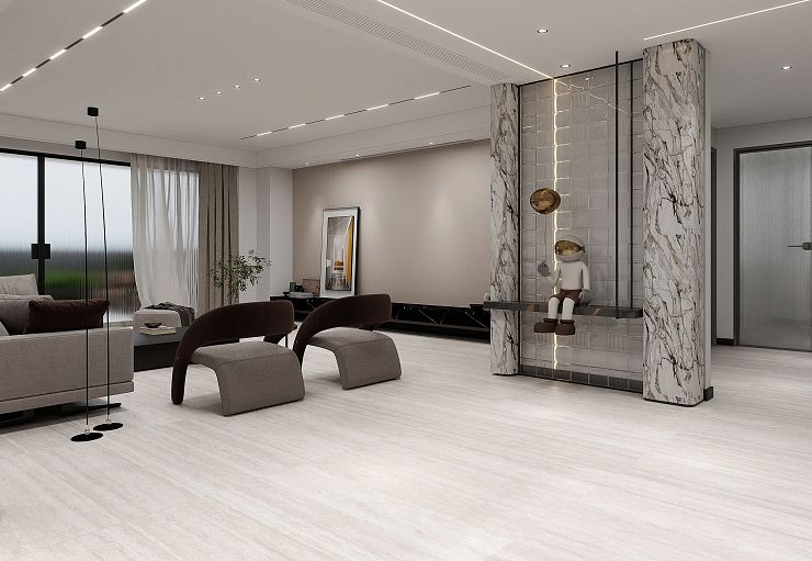 Global Tile, Матовый блеск, Керамогранит, 60x120, Матовая, Травертин Helios