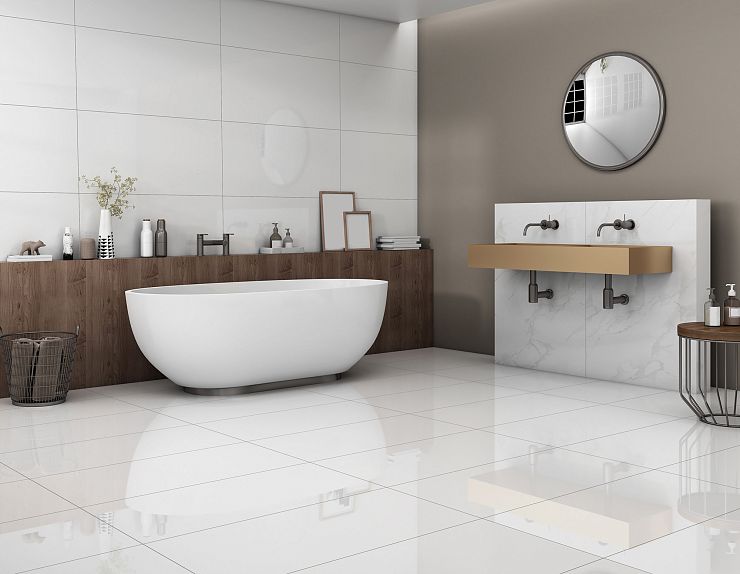 Global Tile, Керамогранит, 60x120, 40x80, Полированная, Матовая, Моноколор Princess