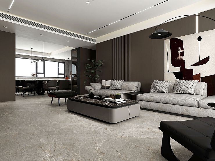 Global Tile, Супер сатин + цифровая глазурь, Керамогранит, 60x120, Лаппатированная, Мрамор Arizona