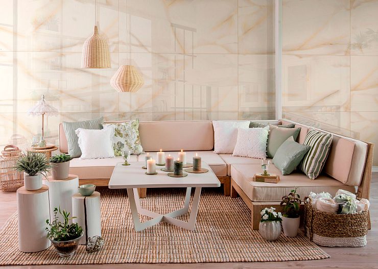 Global Tile, Керамогранит, 60x120, Полированная, Оникс Oriento