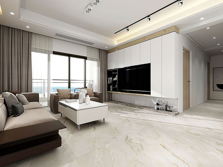 Global Tile, Супер сатин + цифровая глазурь, Керамогранит, 60x120, Лаппатированная, Оникс Century