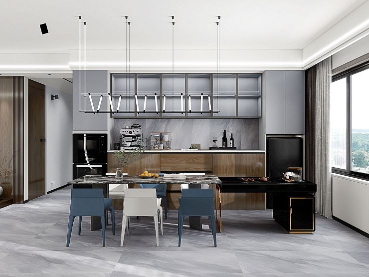 Global Tile, Супер сатин + цифровая глазурь, Керамогранит, 60x120, Лаппатированная, Мрамор Falcon