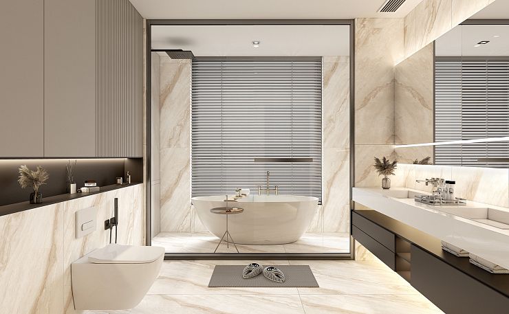 Global Tile, Матовый блеск, Керамогранит, 60x120, 60x60, Матовая, Оникс Charisma