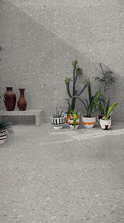 Global Tile, Керамогранит, 60x60, Матовая, Терраццо Saga